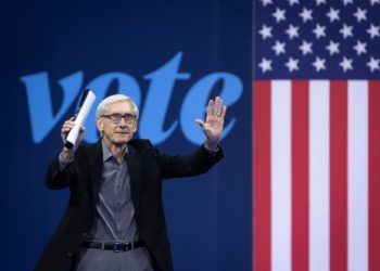 Early voting in Wisconsin slowed by label printing problems